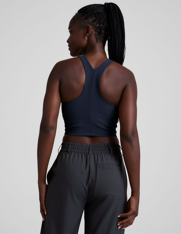 Beyond Yoga Refocus Ribbed Cropped Tank