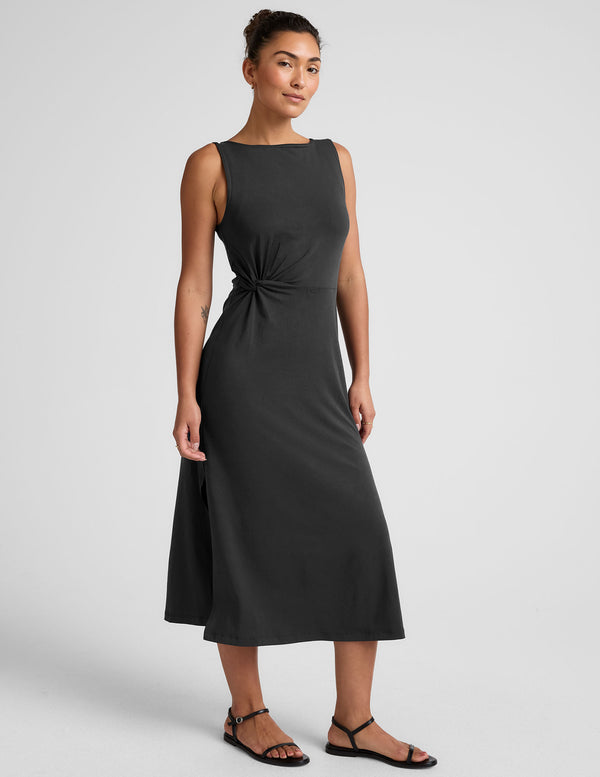 Beyond Yoga Rotation Side Twist Midi Dress