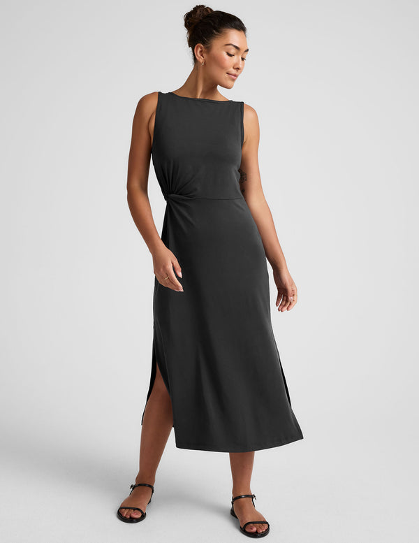 beyond yoga Rotation Side Twist Midi Dress