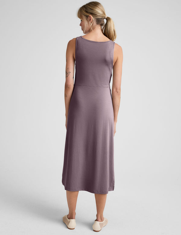 Beyond Yoga Rotation Side Twist Midi Dress