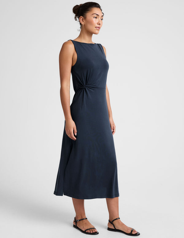 Beyond Yoga Rotation Side Twist Midi Dress