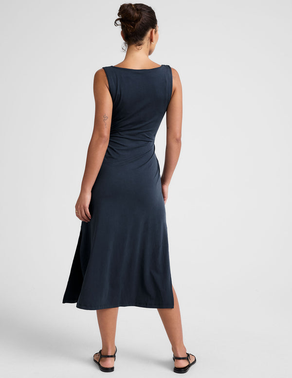 Beyond Yoga Rotation Side Twist Midi Dress