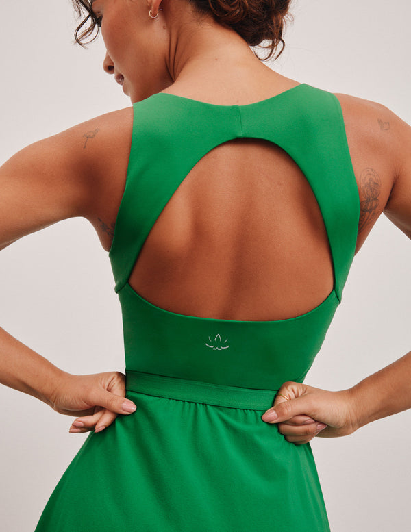 Beyond Yoga Score Pleated Dress