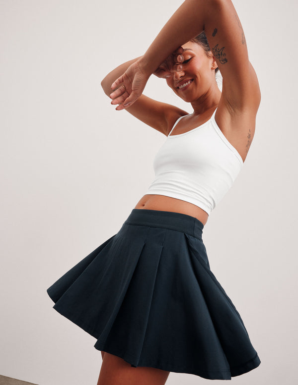 Beyond Yoga Score Pleated Skirt