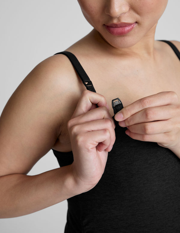 Beyond Yoga Spacedye Keep It Simple Nursing Tank