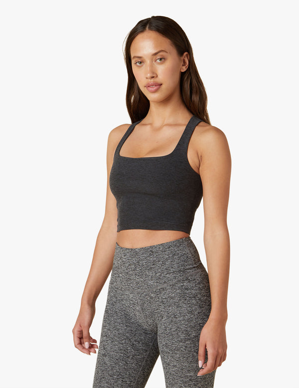 Beyond Yoga Spacedye Square Neck Cropped Tank