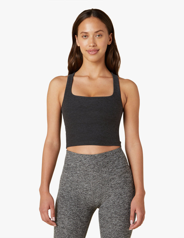 beyond yoga Spacedye Square Neck Cropped Tank
