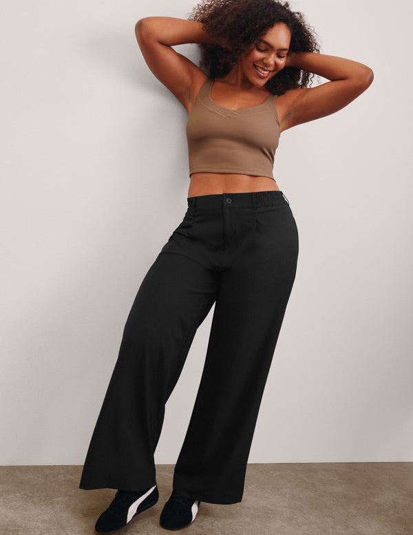 Beyond Yoga Status Wide Leg Trouser