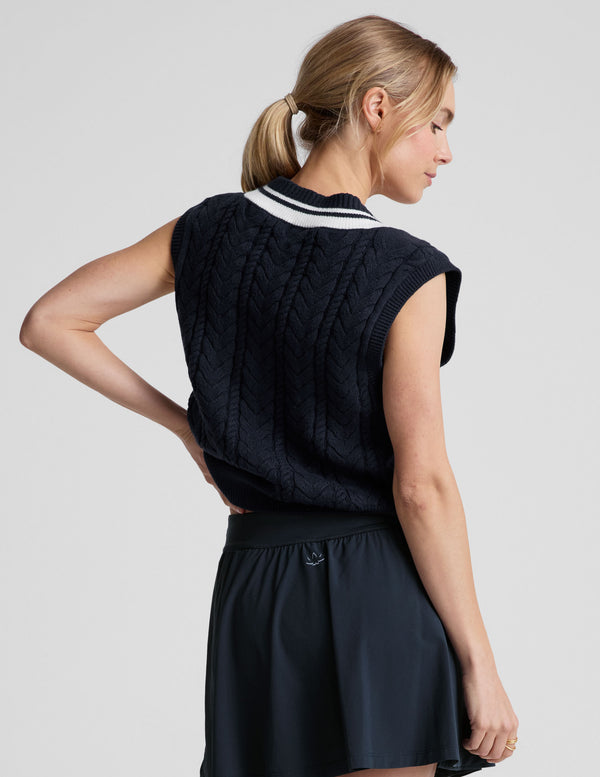 Beyond Yoga The Cable Knit Vest