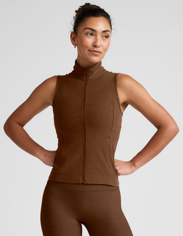 Beyond Yoga Venice Zip-Front Vest