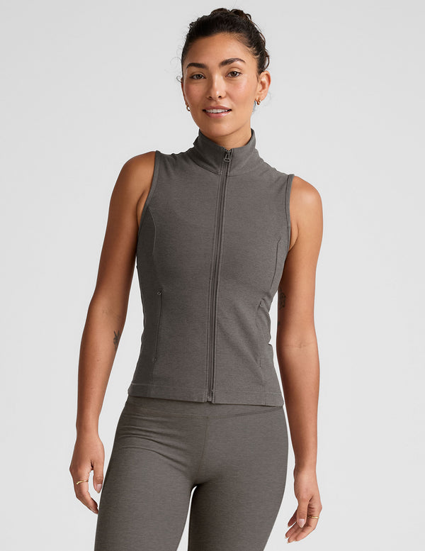 beyond yoga Venice Zip-Front Vest