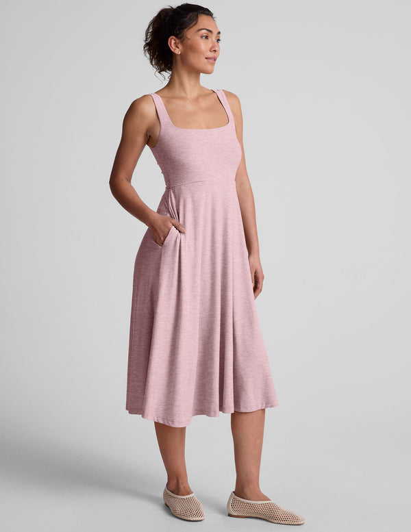 Beyond Yoga Featherweight At The Ready Square Neck Dress