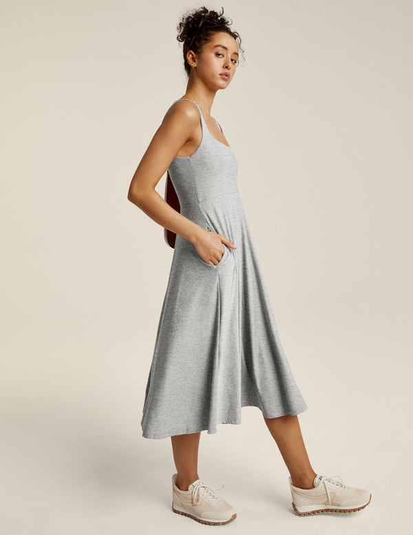 Beyond Yoga Featherweight At The Ready Square Neck Dress