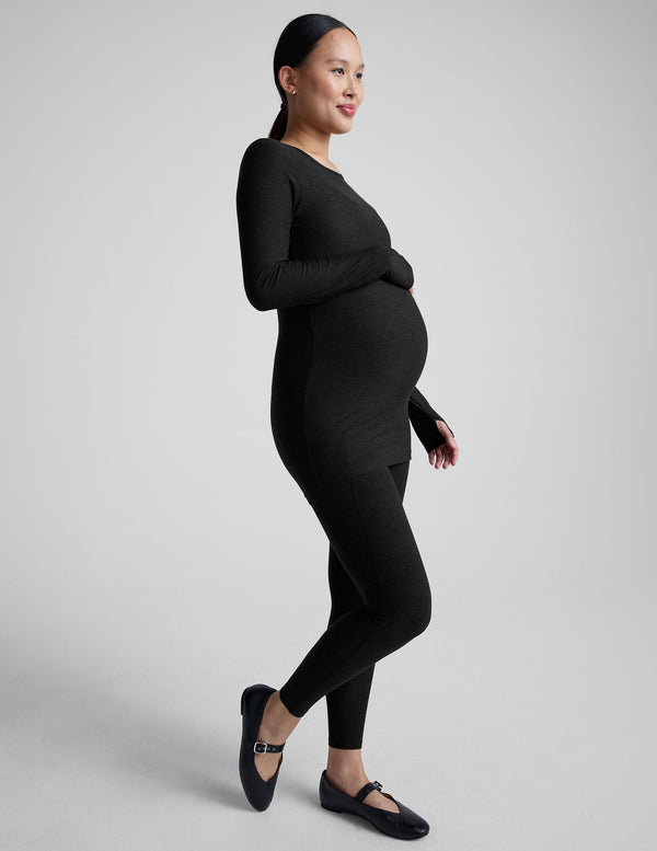 Beyond Yoga Featherweight Count On Me Maternity Crew Pullover