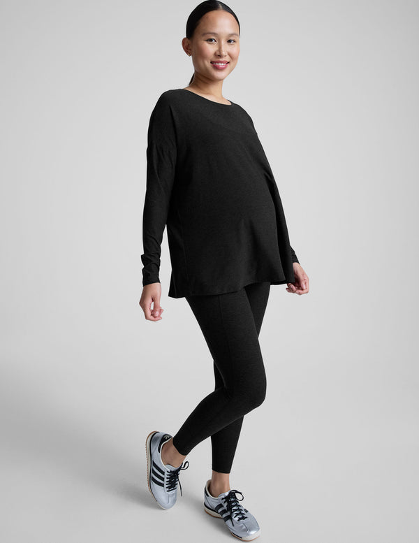 Beyond Yoga Featherweight Feels Like Home Long Sleeve Maternity Top