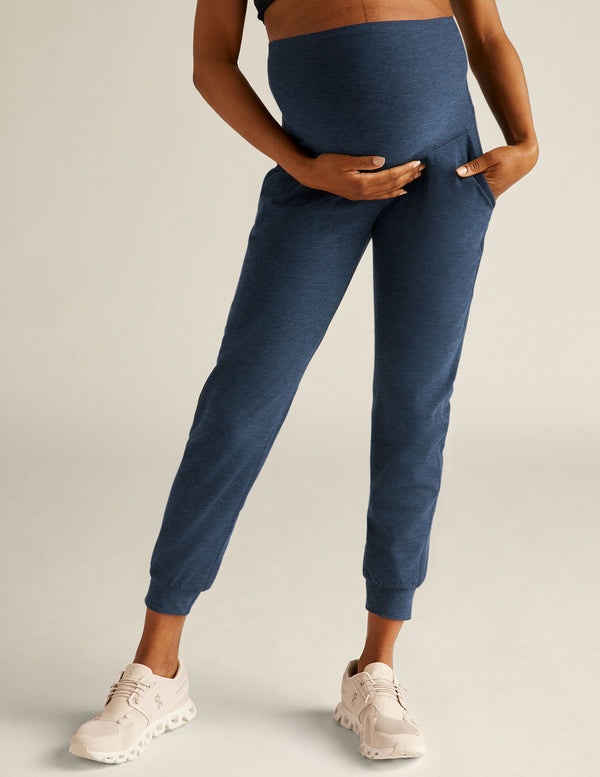Beyond Yoga Spacedye Beyond The Bump Maternity Midi Jogger
