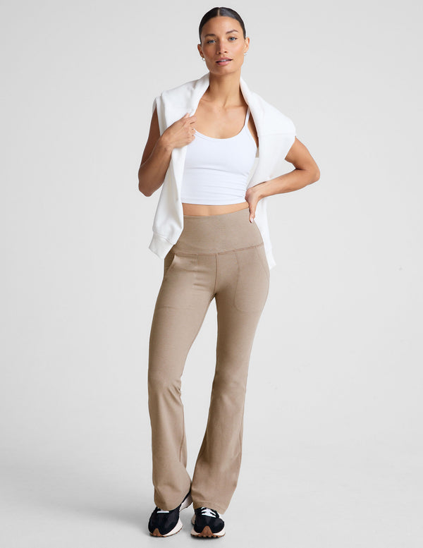 beyond yoga Spacedye High Waisted Practice Pocket Bootcut Pant