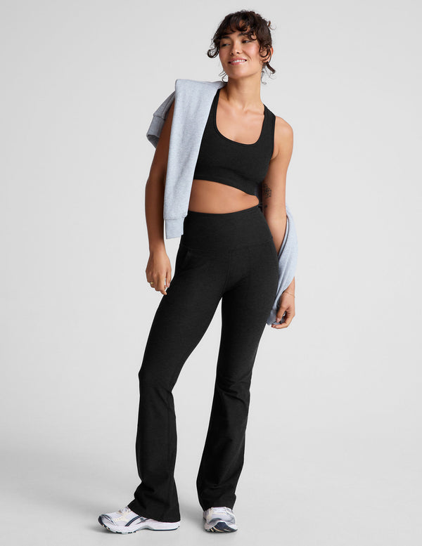 beyond yoga Spacedye High Waisted Practice Pocket Bootcut Pant