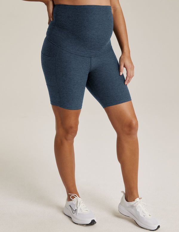 Beyond Yoga Spacedye Pockets Forever Maternity Biker Short