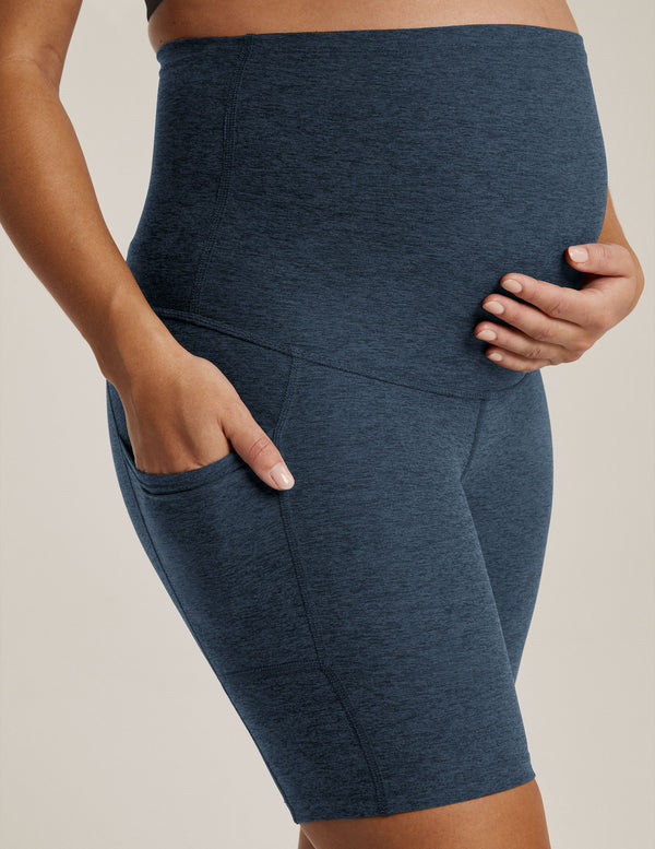 Beyond Yoga Spacedye Pockets Forever Maternity Biker Short
