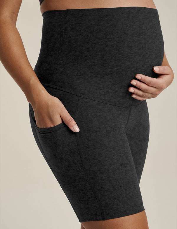 Beyond Yoga Spacedye Pockets Forever Maternity Biker Short