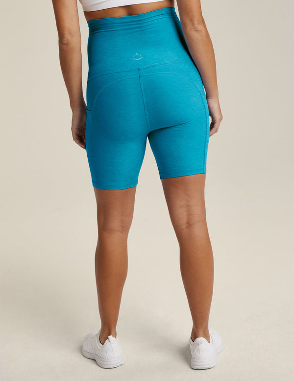 Beyond Yoga Spacedye Pockets Forever Maternity Biker Short