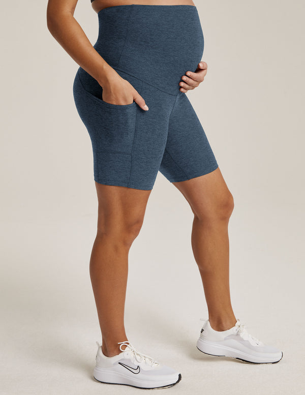 beyond yoga Spacedye Pockets Forever Maternity Biker Short