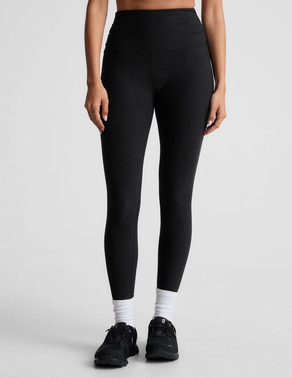 beyond yoga Spacedye Raise The Barre Shirred Legging