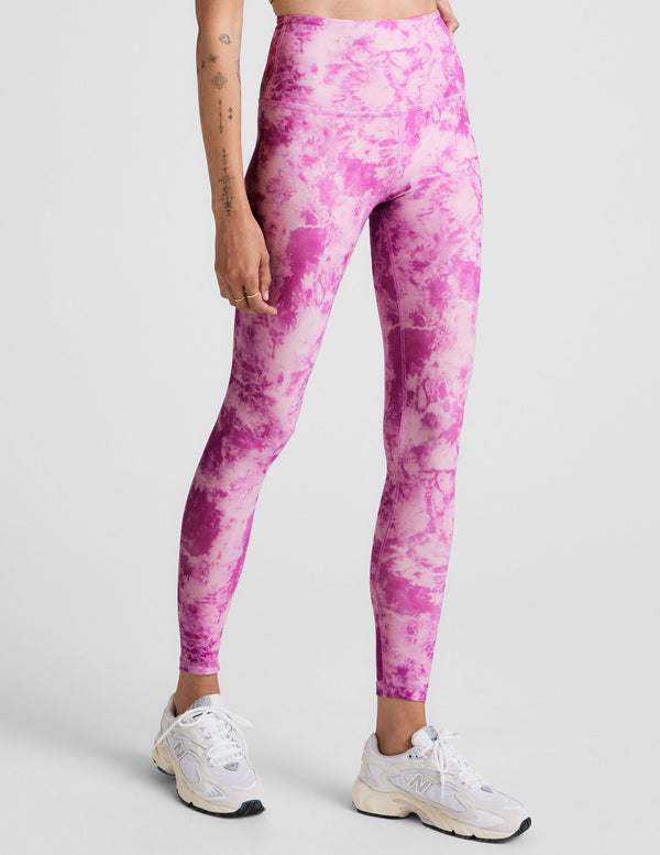 Beyond Yoga Sunset Violet Icedye SoftMark High Waisted Midi Legging