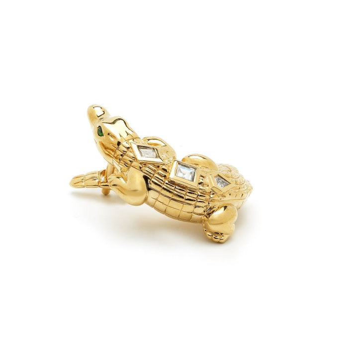 Bibi Van Der Velden Alligator Twist Earring Pop Art