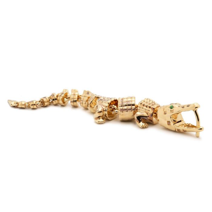 Bibi Van Der Velden Alligator Vertebrae Bite Earring
