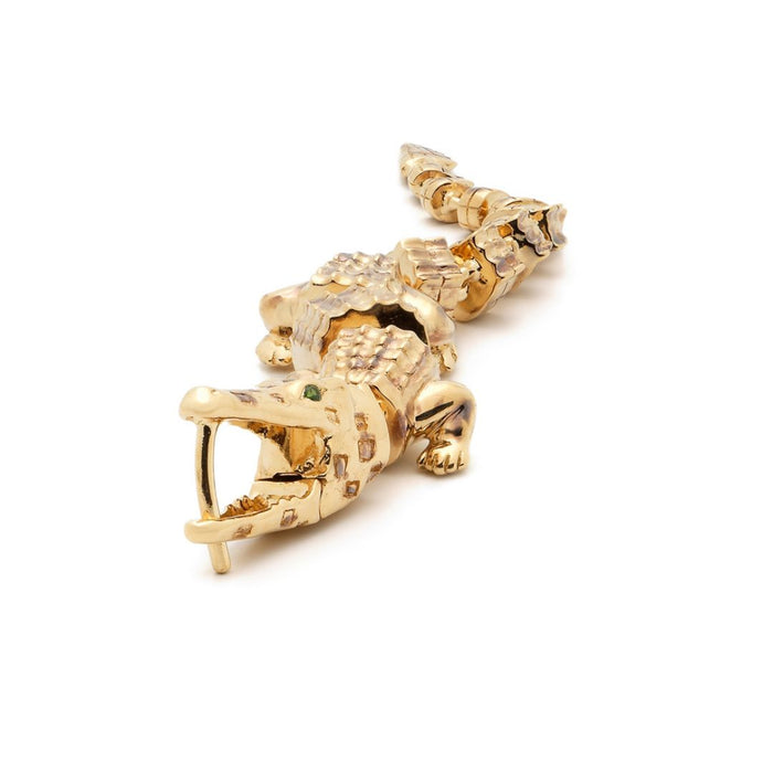 Bibi Van Der Velden Alligator Vertebrae Bite Earring