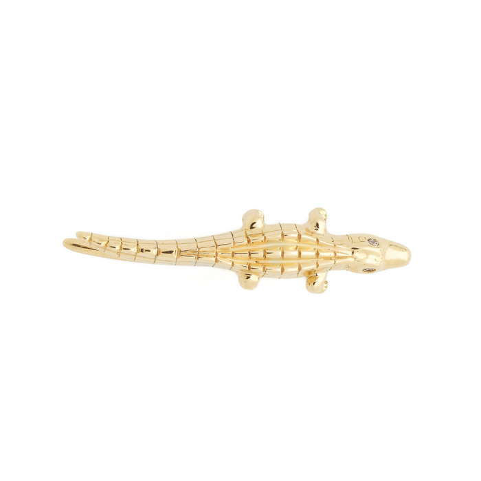 bibi van der velden Alligator Yellow Gold Ear Climber