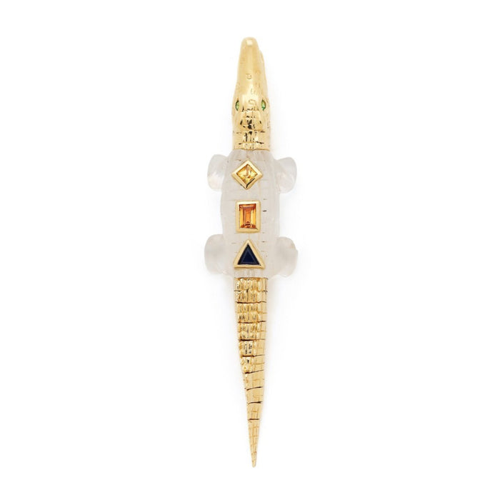 bibi van der velden Alligator Pop Art Bite Earring