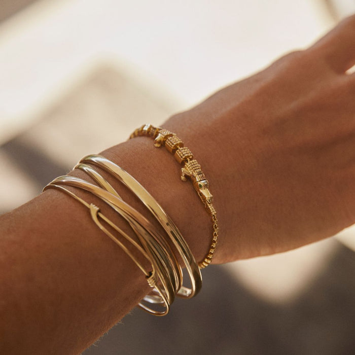 Bibi Van Der Velden Alligator Vertebrae Bracelet