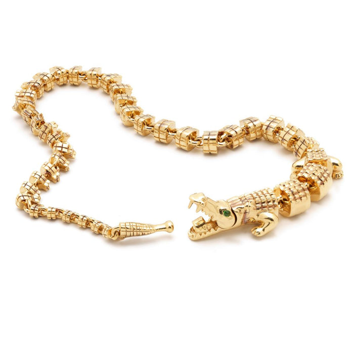 Bibi Van Der Velden Alligator Vertebrae Bracelet