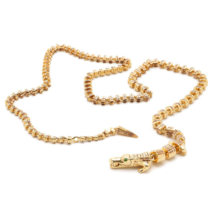 Bibi Van Der Velden Alligator Vertebrae Necklace