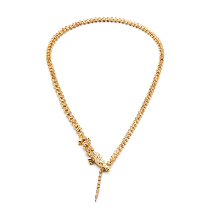 bibi van der velden Alligator Vertebrae Necklace