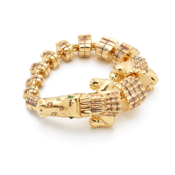 bibi van der velden Alligator Vertebrae Ring