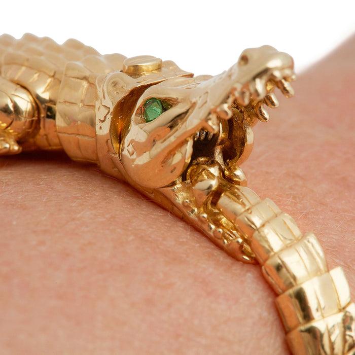 Bibi Van Der Velden Alligator Wrap Bracelet
