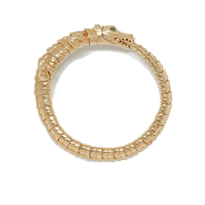 bibi van der velden Alligator Wrap Bracelet