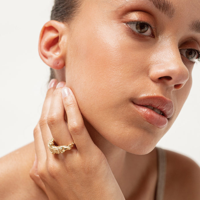 Bibi Van Der Velden Alligator Wrap Ring