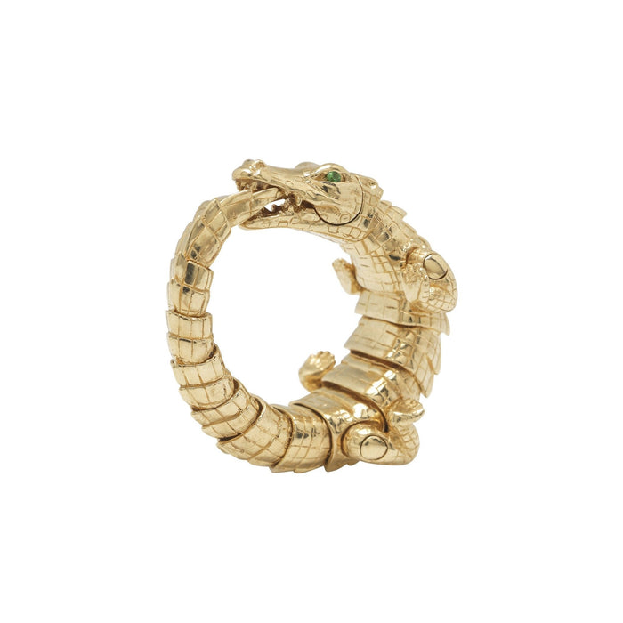 bibi van der velden Alligator Wrap Ring