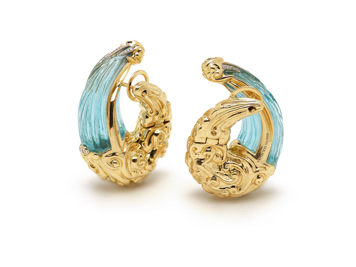 Bibi Van Der Velden Barrel Wave Earrings