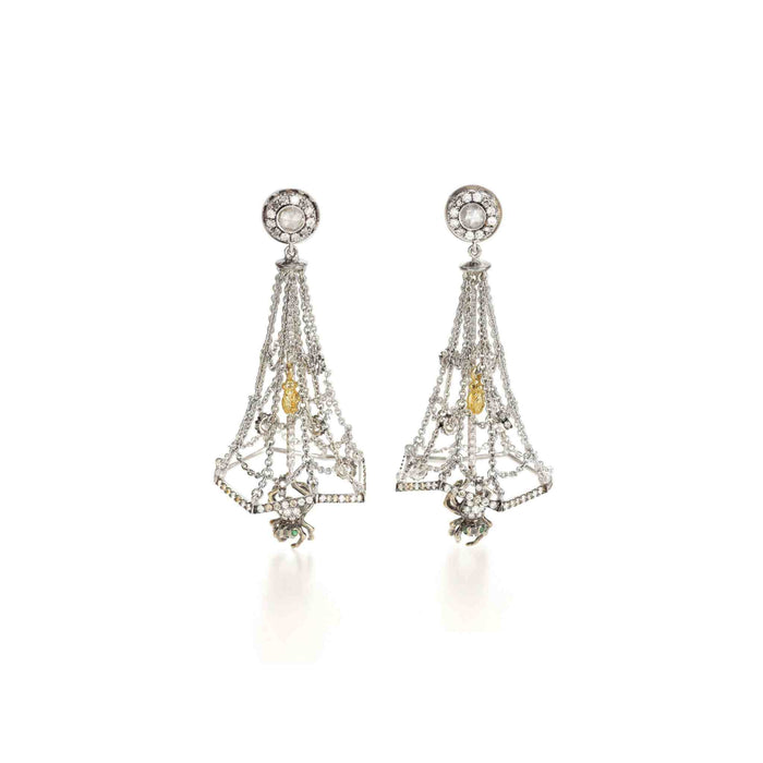 bibi van der velden Cobweb Earrings