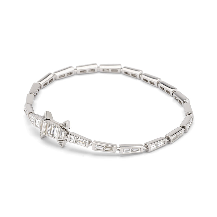 Bibi Van Der Velden Diamond Alligator Bracelet