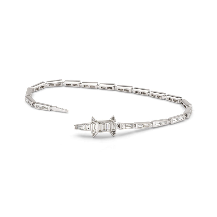 Bibi Van Der Velden Diamond Alligator Bracelet