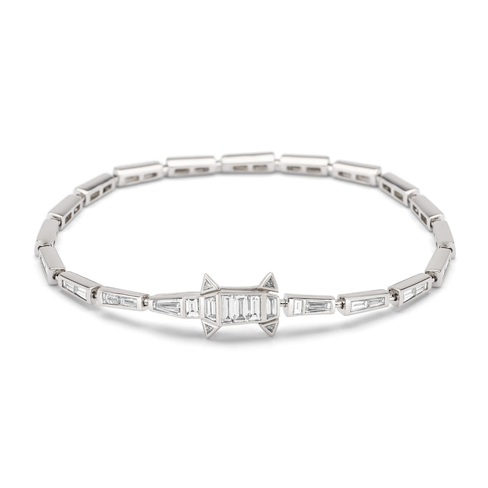 bibi van der velden Diamond Alligator Bracelet