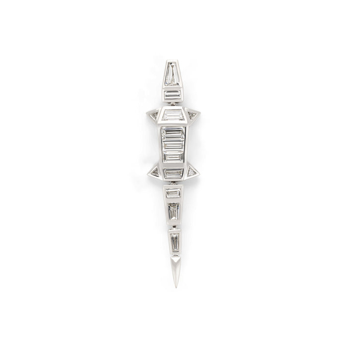 bibi van der velden Diamond Alligator Earring
