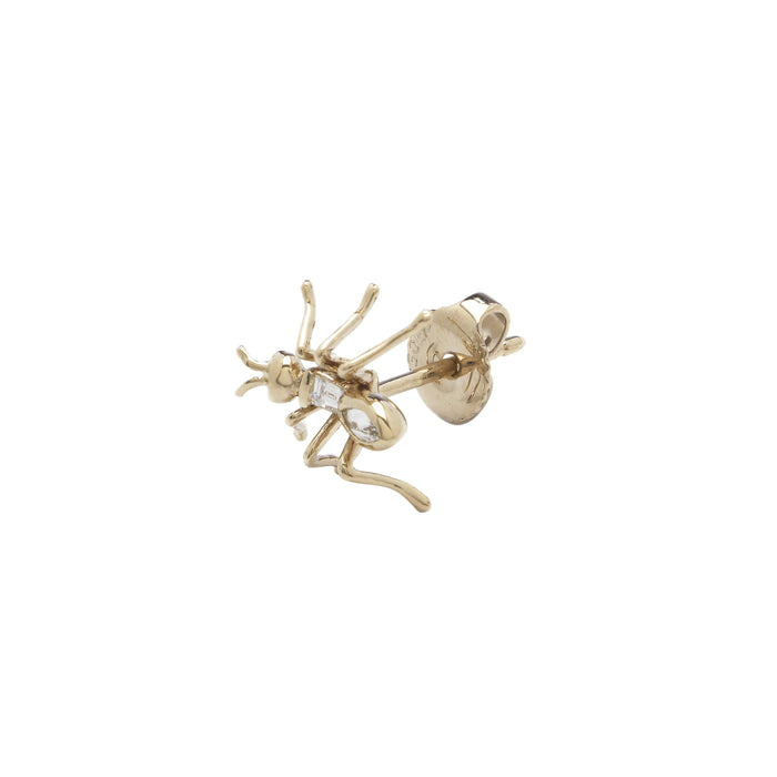 Bibi Van Der Velden Diamond Ant Stud Earring